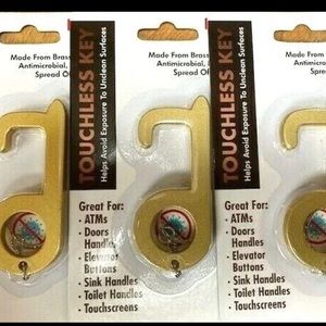 Set of 3 Touchless Key, Touchless Tool Hygiene, Doors, Elevator, ATM's
New